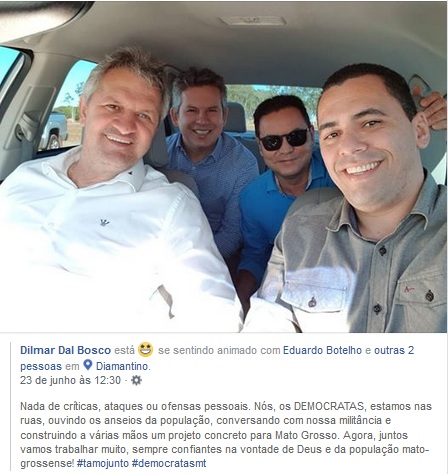 Dilmar, Mauro e Botelho