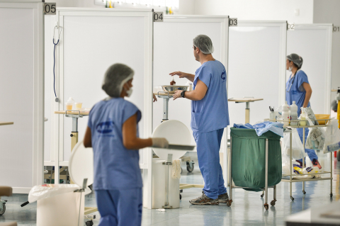 Leito UTI hospital m&eacute;dico enfermeiros