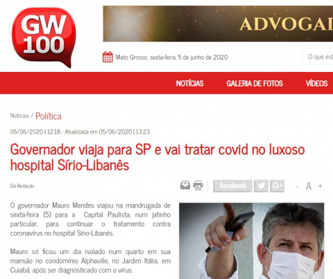 Mauro Mendes &eacute; v&iacute;tima de fakenews
