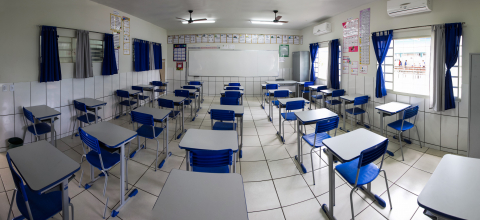 Sala de aula vazia