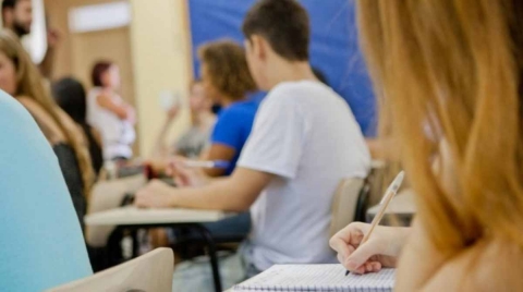 estudante cursinho