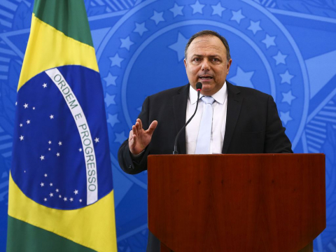 Ministro da saúde Eduardo Pazuello