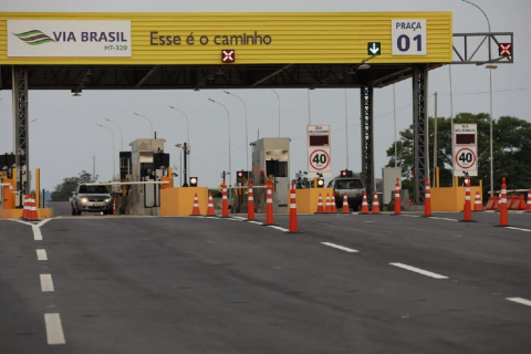 Ped&aacute;gio em rodovia estadual