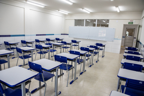 sala de aula vazia escola