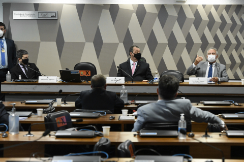 Renna Calheiros na CPI da Covid