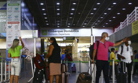 Aeroporto embarque