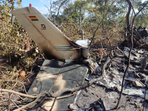 avião cai e piloto morre