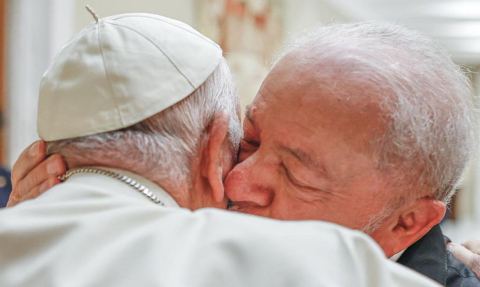 Lula e o Papa Francisco