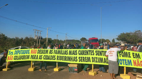 Manifesta&ccedil;&atilde;o pescadores