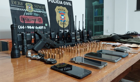 armas apreendidas