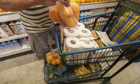 Supermercado compras infla&ccedil;&atilde;o