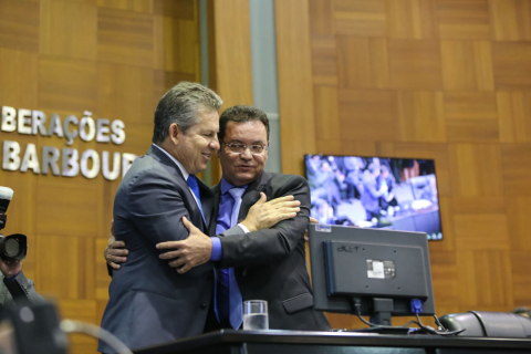 Mauro Mendes e Eduardo Botelho