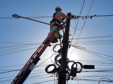 poste energia elétrica