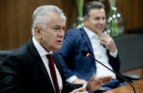 Orlando Perri e Mauro Mendes